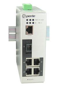 Perle 07012850 IDS-205G-CSS120U - Industrial Managed Ethernet Switch - 5 ports:   4 x 10/100/1000Base-T RJ-45 ports and 1 x 1000 by PERLE