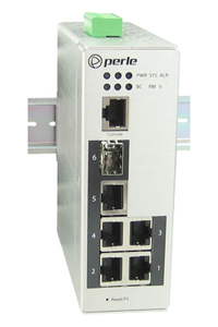 07013290 IDS-206 - Industrial Managed Ethernet Switch - 6 ports:   5 x 10/100/1000Base-T RJ-45 ports and 1 x 100/1000Base-X SFP by PERLE