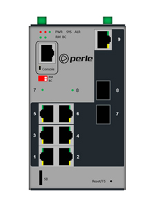 07013420 IDS-409-2SFP-XT - Industrial Managed Ethernet Switch - 9 ports: 7 x 10/100/1000Base-T RJ-45 ports and 2 x 100/1000BaseX by PERLE