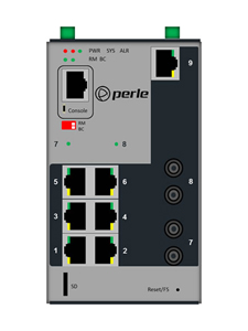 07014800 IDS-409F2-T2MD2-XT - Industrial Managed Ethernet Switch - 9 ports:   7 x 10/100/1000Base-T RJ-45 ports and 2 x 100Base- by PERLE