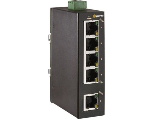 07017400 IDS-105FE - Industrial Switch with 5 x 10/100Mbps RJ45 Ethernet ports.  -10 to 60C operating temperature. by PERLE