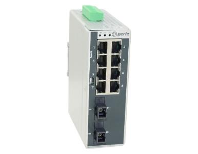 Perle 07017570 IDS-710-C2MD2 - 10-port Gigabit DIN Rail Switches with fixed fiber by PERLE