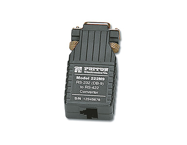 Patton 222N9SM - RS232 TO 422 CONV,DB9M,SR,SP by PATTON