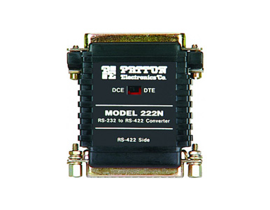 222NSFRJ11 - RS232-422 converter, surge protected by PATTON