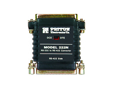 Patton 222NSFRJ45 - RS232-422 converter, surge protected by PATTON