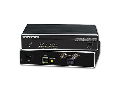 2603/K/EUI - T1/E1 (RJ45/BNC) Router with 120-220 VAC Power by PATTON