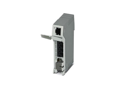 27030238 - PP-RJ-IDC-F DIN Rail Patch Panel with surge protection: 1 x RJ45 socket, 1 x IDC terminal block, 10/100/1000 Mbps, IP by PERLE