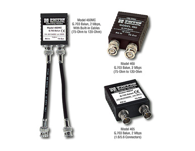 460RC/F - Single Channel Module for Panel,G.703 BALUN (BNC connector) by PATTON