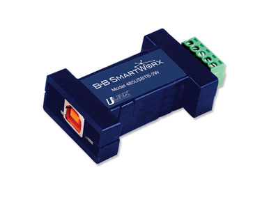 485USBTB-2W-LS - USB TO SERIAL 1PT 485, 2 WR, TB - LOCKED SERIAL # by Advantech/ B+B Smartworx