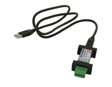 485USBTB-4W-LS - USB TO SERIAL 1PT 485, 4 WR, TB - LOCKED SERIAL # by Advantech/ B+B Smartworx