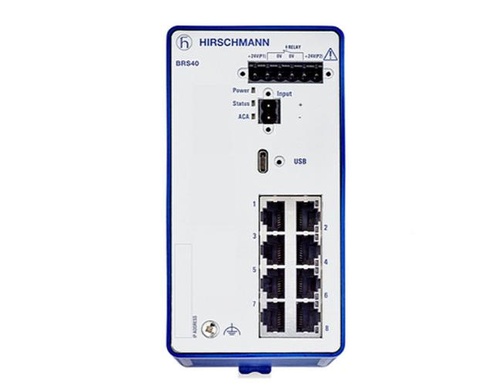 Hirschmann 942170032 BOBCAT BRS40-8TX/4SFP-HL - Industrial Ethernet Switch, 8 x 10/100/1000Base-TX, RJ45 and 4 x FE/GE Fiber SFP by HIRSCHMANN