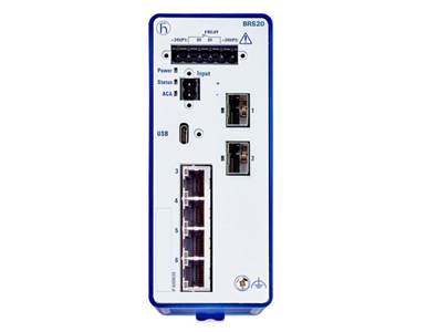 HIRSCHMANN 942170073 - BOBCAT BRS20-12TX Industrial Ethernet Switch, 12 x 10/100Base-TX, RJ45, DIN-Rail Mount, Redundant 12-24 V by HIRSCHMANN
