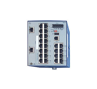 Hirschmann 943434038 RS30-2402T1T1SDAP - 26 ports Gigabit Industrial Managed Ethernet Swtich: 2 x 10/100/1000BASE-TX and 24 x 10 by HIRSCHMANN