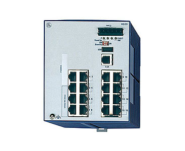 Hirschmann 943434047 RS20-1600T1T1SDAU - 16 ports 10/100Base-TX Industrial Unmanaged Ethernet Swtich: 16 x 10/100Base-TX, RJ45 by HIRSCHMANN
