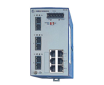 Hirschmann 943434059 RS20-0900MMM2TDAU - 8 ports 10/100Base-TX Industrial Unmanaged Ethernet Swtich. 6 x 10/100Base-TX, RJ45 and by HIRSCHMANN