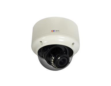 A81 - 3MP Weatherproof Outdoor Zoom Dome Security Camera with Day/Night, Adaptive IR, Extreme WDR, SLLS, 4.3x Zoom Lens by ACTi