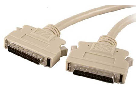 ACL-10250-2 - Round 50-pin SCSI-II male to male cable, 2 Meter by ADLINK
