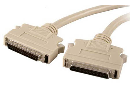 Adlink ACL-10250-3 - *Discontinued* - Round 50-pin SCSI-II male to male cable, 3 Meter by ADLINK