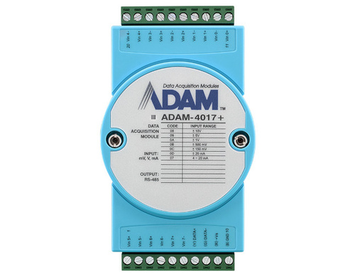 Advantech ADAM-4017+-F - 8AI Modbus RS-485 Remote I/O by Advantech