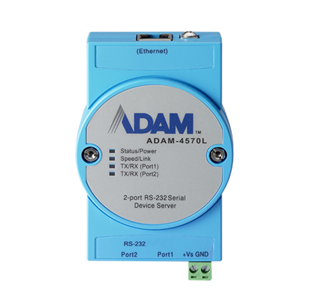 ADAM-4570L - *Discontinued* - ETHERNET TO RS-232 2 PORT - DIN-Rail ...