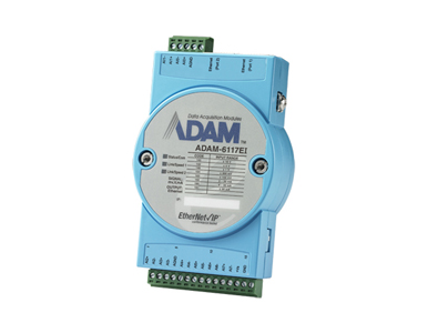 ADAM-6117EI-AE - 8-CH Isolated Analog Input Ethernet/IP Module by Advantech/ B+B Smartworx