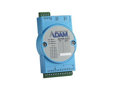 Advantech ADAM-6251-AE - 'Discontinued' - 16-CH ISOLATED DIGITAL INPUT MODBUS TCP MODULE by Advantech