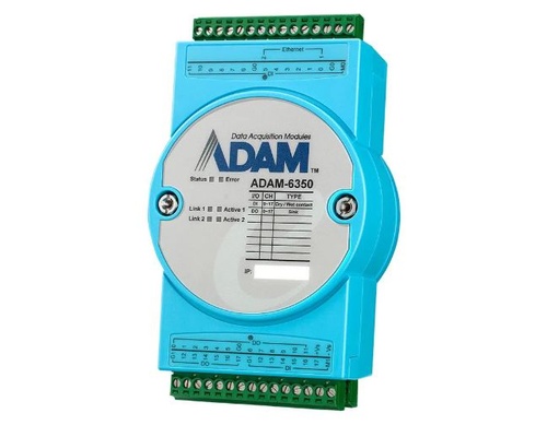 Advantech ADAM-6350-A1 - 18DI/18DO IoT Modbus/OPC UA Ethernet Remote I/O by Advantech