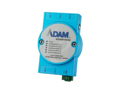 ADAM-6520-BE - 5-port 10/100 Mbps Industrial Switch by Advantech/ B+B Smartworx