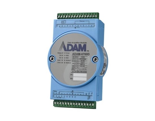 ADAM-6760D-A - 8DI/8SSR Relay IoT I/O Gateway with Node-RED by Advantech/ B+B Smartworx