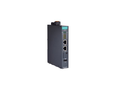 AIG-301-AP-AZU-LX - Advanced IIoT gateways with Arm Cortex-A7 dual-core 1 GHz processor, 1 CAN port, 4 DIs, 4 DOs. by MOXA