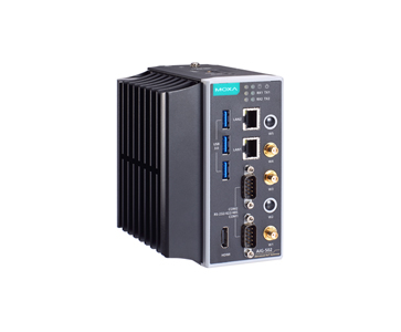 Moxa AIG-502-T-US-AZU-LX - Advanced IIoT gateway with Intel Core i7 processor, Azure IoT Edge software, -40 to 70 Degree C opera by MOXA