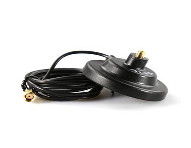 Antaira ANT-MGNBASE-1.5M - Antenna Base Magnetic: Stand for Dipole Antennas w/ cable to RP-SMA-male; Cable Length 5 Feet (1.5M) by ANTAIRA