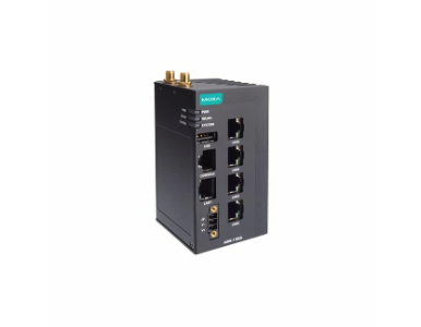 Moxa AWK-1165A-US - Industrial 802.11ax wireless AP with 5 10/100/1000BaseT(X) ports, IP30, US band, -25 to 60C operating temper by MOXA