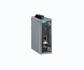 Moxa AWK-3131A-M12-RCC-US-T - Rail onboard, 802.11n Access Point, M12/QMA, US band, -40 to 75  Degree C by MOXA