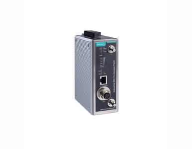 Moxa AWK-3131A-M12-RTG-EU-CT-T - Rail Onboard In-door Single Radio, 802.11n Access  Point/Client, M12/QMA, EU band, IP30, -40 to by MOXA
