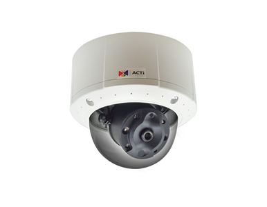 B71 - 3MP Video Analytics Indoor/Outdoor Dome Camera, Day/Night Vision, Adaptive IR, Extreme WDR, SLLS, Fixed Lens by ACTi