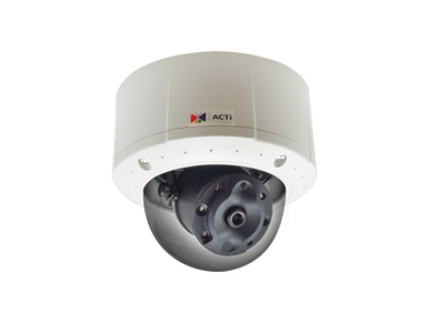 ACTI B71 - *Discontinued* - 3MP Video Analytics Indoor/Outdoor Dome Camera, Day/Night Vision, Adaptive IR, Extreme WDR, SLLS, Fi by ACTi