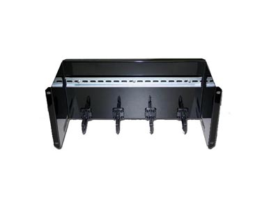 BRKT-19DR-5U-CM  - 19 inch Rackmount DIN-Rail Adapter with cable management, 5U. by DINSPACE
