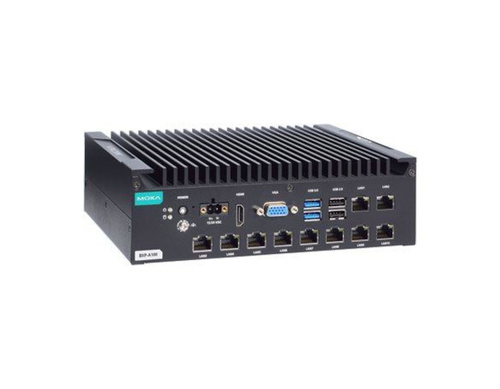 BXP-A100-E2-8L-T - Box type, Atom x6211E, 8GB DDR4, COMx2, LANx10, USBx6, DIOx4, VGA+HDMI, 12/24 VDC by MOXA