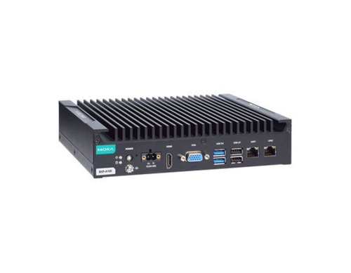BXP-A100-E2-T - Box type, Atom x6211E, 8GB DDR4, COMx2, LANx2, USBx6, DIOx4, VGA+HDMI, 12/24 VDC by MOXA