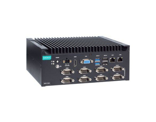 Moxa BXP-C100-C7-8C-T - Box type, Core i7-1185G7E, 8GB DDR4, COMx10, LANx2, USBx6, DIOx4, VGA+HDMI, 12/24 VDC by MOXA
