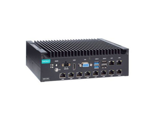 Moxa BXP-C100-C7-8L-T - Box type, Core i7-1185G7E, 8GB DDR4, COMx2, LANx10, USBx6, DIOx4, VGA+HDMI, 12/24 VDC by MOXA