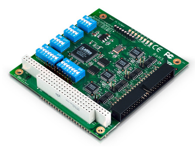Moxa CA-114 - 4 Port PC/104 Board, RS-232/422/485 by MOXA