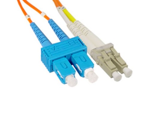 Antaira CBF-SC02LC-MD - 2m (7ft) LC UPC to SC UPC Duplex OM1 Multimode PVC (OFNR) 2.0mm Fiber Optic Patch Cable by ANTAIRA