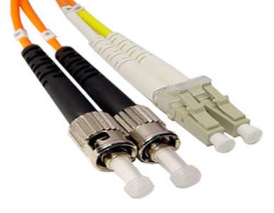 CBF-ST01LC-MD - 1m (3ft) LC UPC to ST UPC Duplex OM2 Multimode PVC (OFNR) 2.0mm Fiber Optic Patch Cable by ANTAIRA