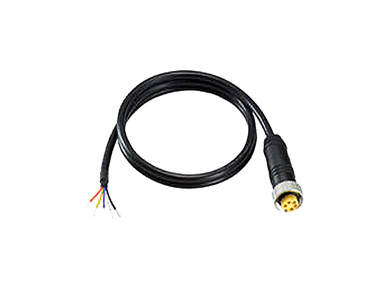 CBL-M23(FF5P)Open-BK-100-IP67 - 1-meter M23-to-5-pin power cable with IP67-rated female 5-pin M23 connector by MOXA