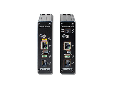 CL1101/R/PAFA/BNC/E - CopperLink PoE Remote Extender; 1x 10/100; 802.3af (mode A); BNC Line; Line Powered by PATTON