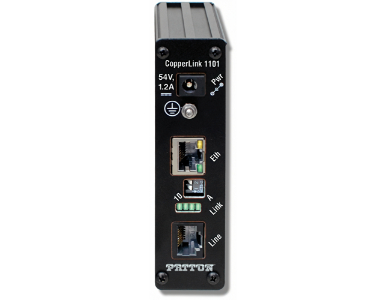Patton CL1101E/PAFA/BNC/EUI-2PK – Industrial CopperLink PoE Extender Kit; 1x 10/100; 802.3at (Mode A); BNC Line; Line Powered by PATTON