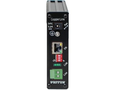 Patton CL1151E/PAFA/TB/EUI-2PK – CopperLink Industrial Dante and PoE+ Ethernet Extender Kit (Local and Remote); 2 Wire Termina by PATTON