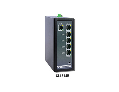 Patton CL1311R/R/CC/EUI - Ruggedized 5.7 Mbps CopperLink Ethernet Extender  (Remote); Conformal Coated; 1 x10/100; -40 to 85C; 1 by PATTON